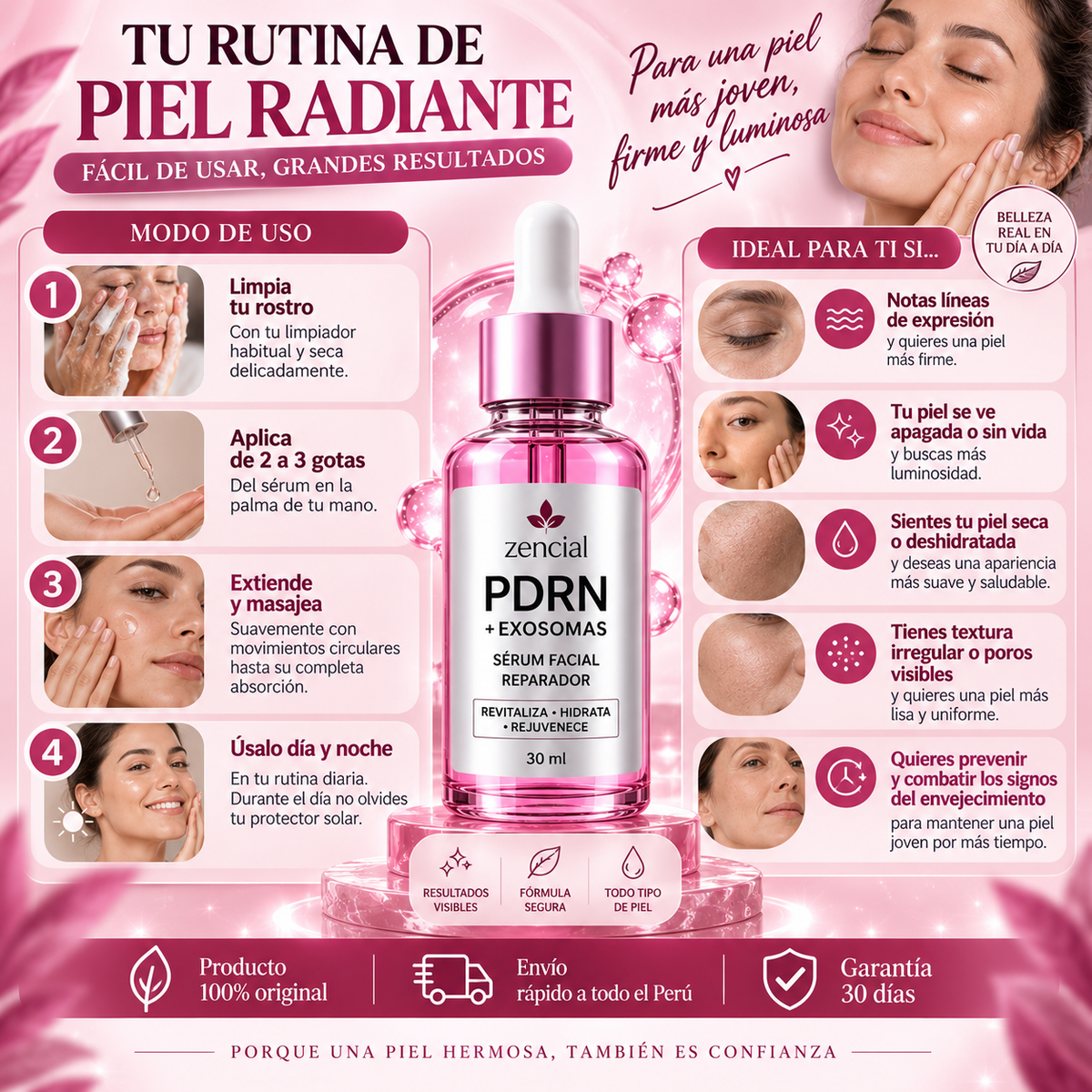 💗 TU PIEL MÁS LUMINOSA, TU BELLEZA MÁS VISIBLE.