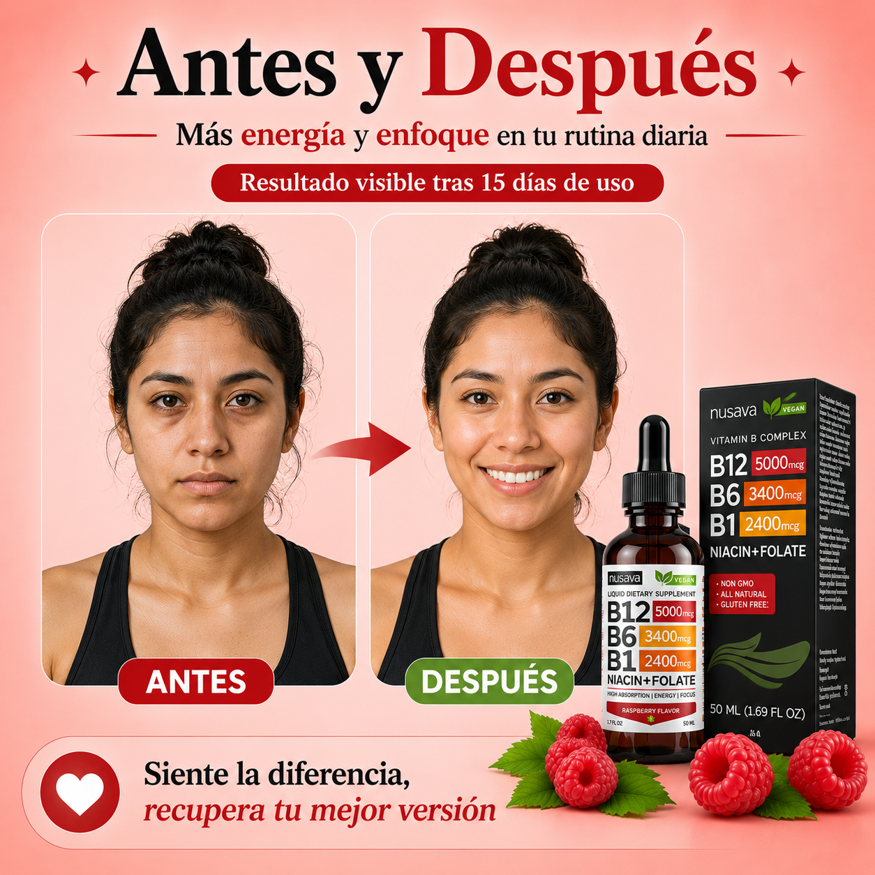 Complejo B12 Líquido I Tú recarga de energía diaria