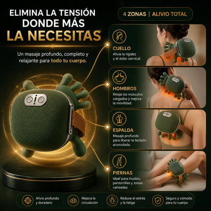 Masajeador de Manos con Calor Terapéutico | Alivia el Dolor en Minutos