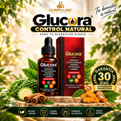Glucora Berberina | Equilibrio, Bienestar y Control en Cada Gota