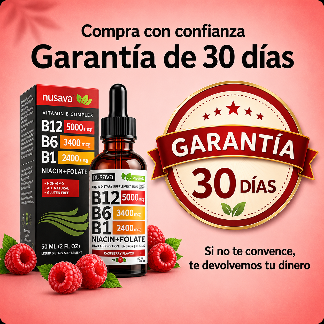 Complejo B12 Líquido I Tú recarga de energía diaria
